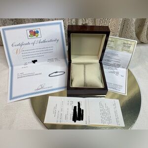 White Gold Tennis Bracelet